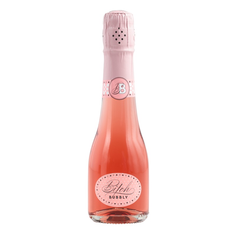 Bitch Bubbly Ros Split Bottle