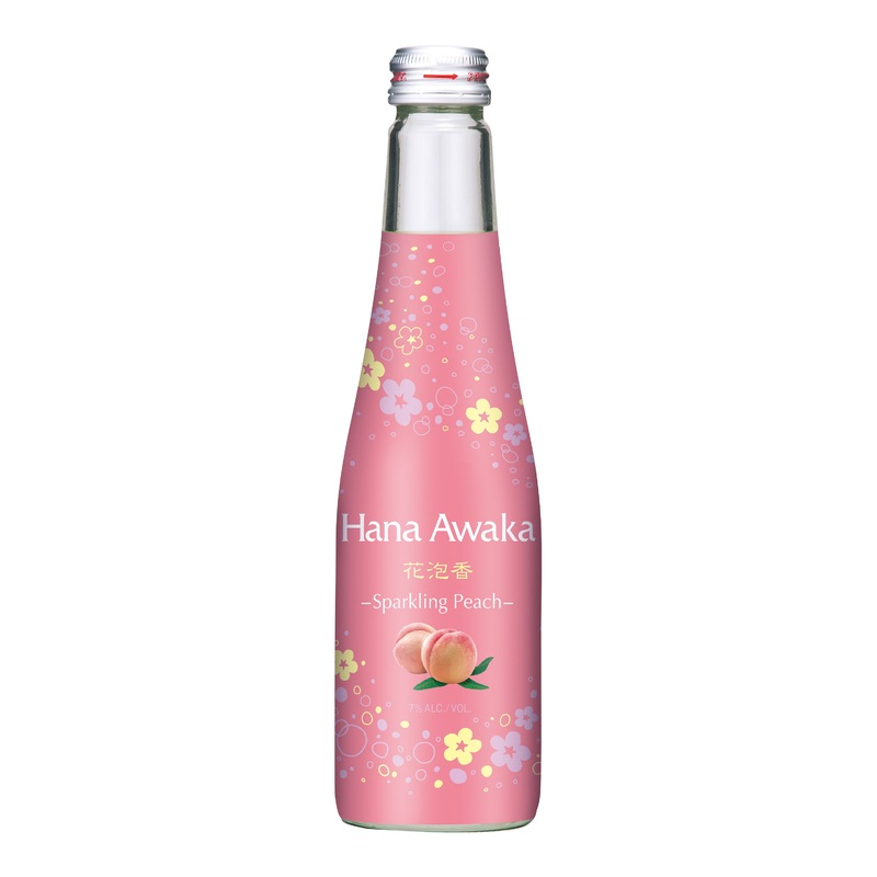Ozeki Hana Awaka Peach Sake Half Bottle
