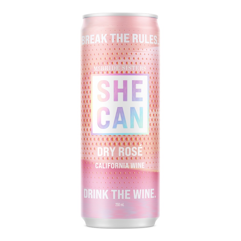 She Can Dry Ros Wine 250ml Can