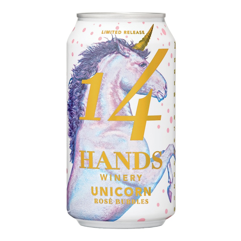 14 Hands Unicorn Ros Bubbles 375ml Can