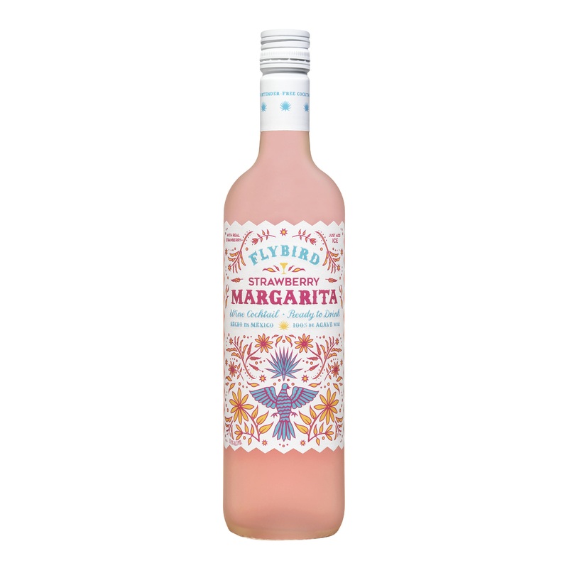 Flybird Strawberry Margarita Wine Cocktail