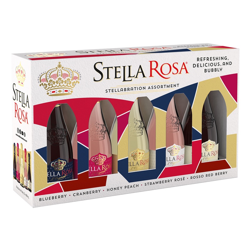 Stella Rosa Wine Split Bottle Variety 5 Pack