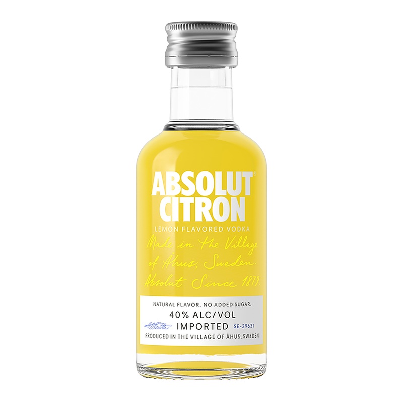Absolut Citron Vodka 50ml