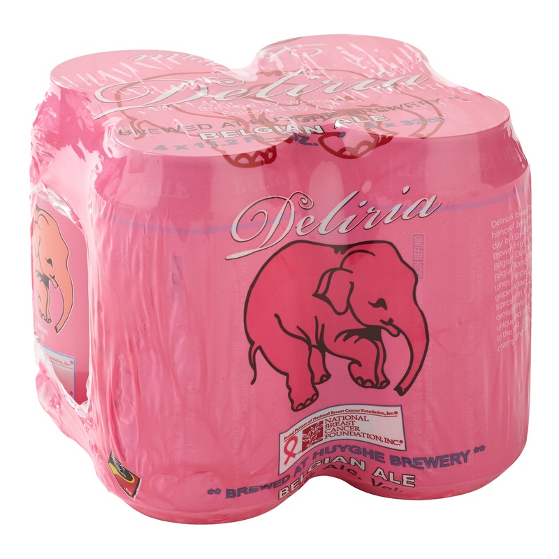 Delirium Deliria Strong Blond Belgian Ale 4 Pack