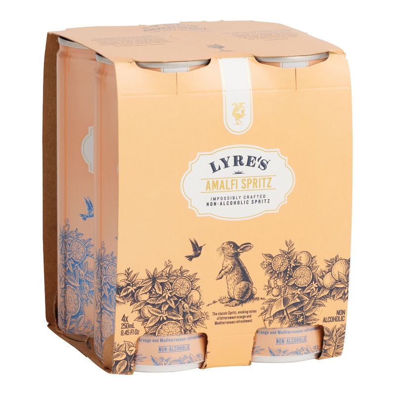 Lyre’s Non Alcoholic Amalfi Spritz 4 Pack
