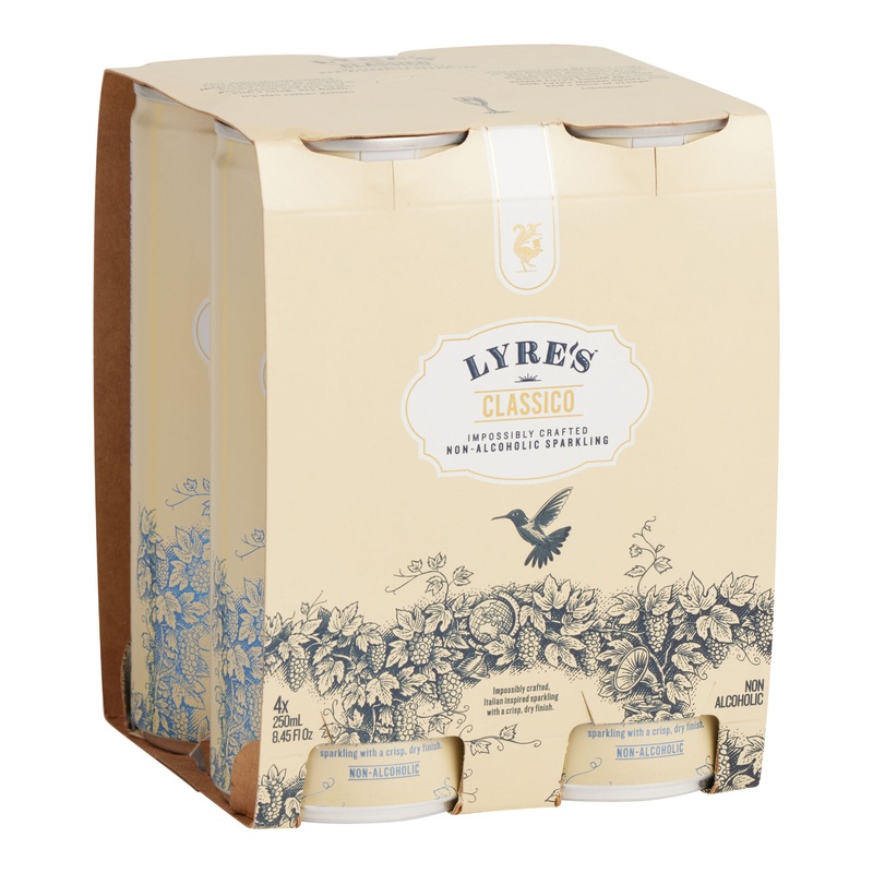 Lyre’s Non Alcoholic Classico Sparkling Wine 4 Pack