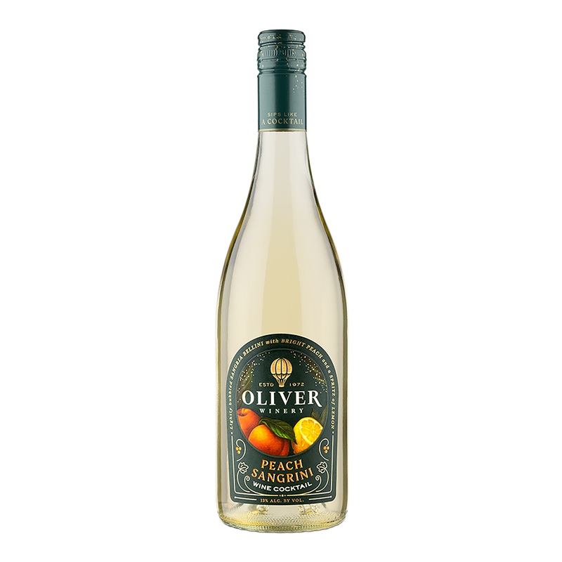Oliver Peach Sangrini Wine Cocktail