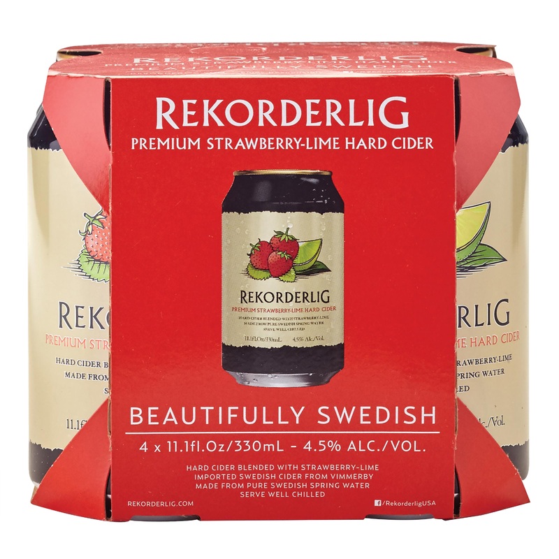 Rekorderlig Strawberry Hard Cider 4 Pack