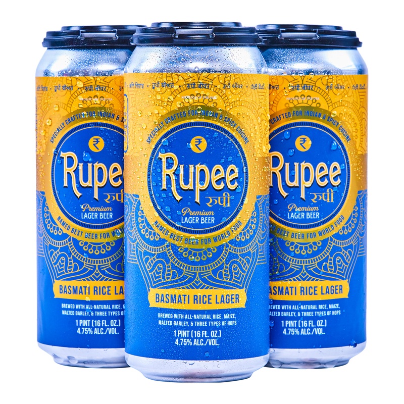 Rupee Premium Lager Can 4 Pack