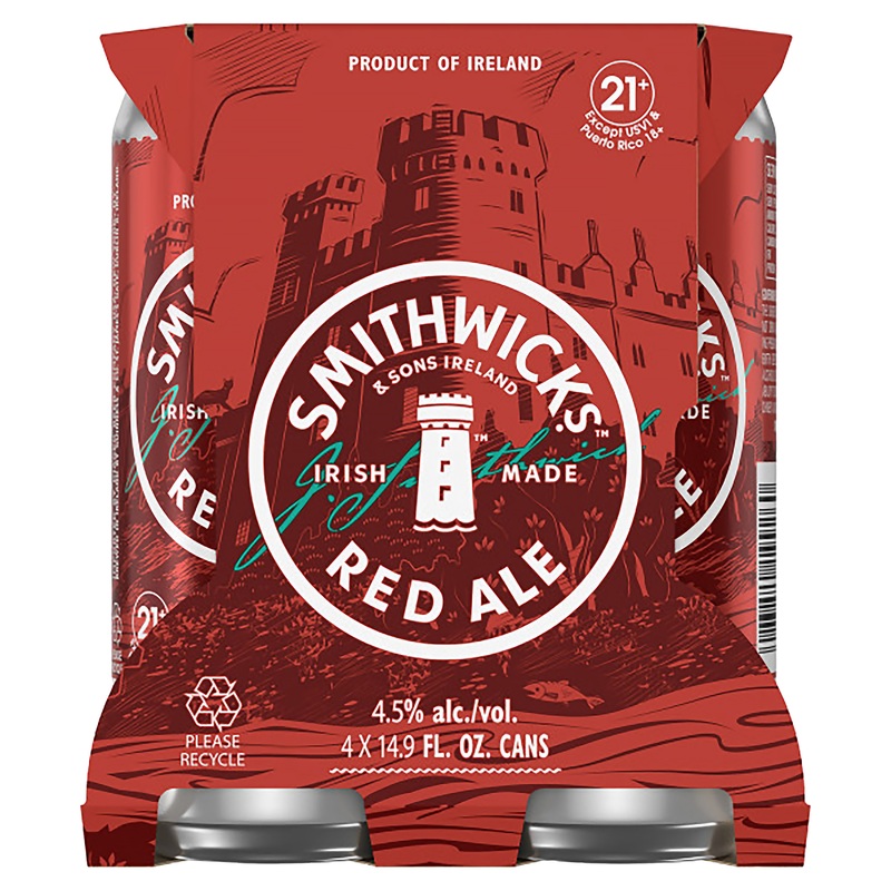 Smithwick’s Red Ale Can 4 Pack
