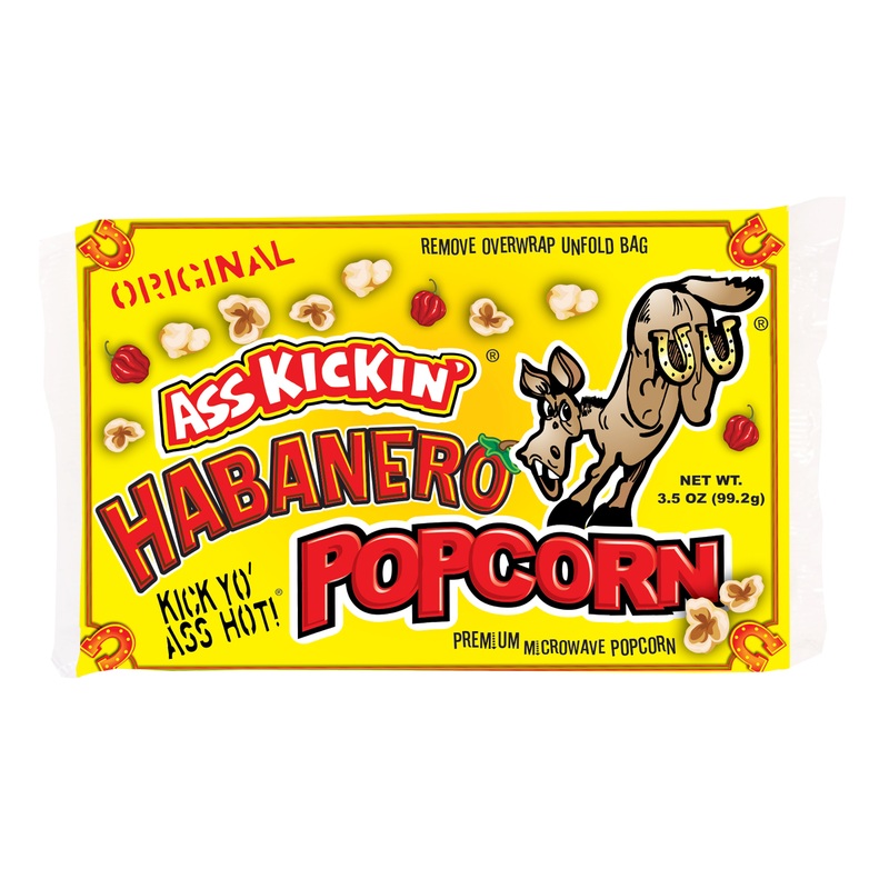 Ass Kickin’ Habanero Microwave Popcorn