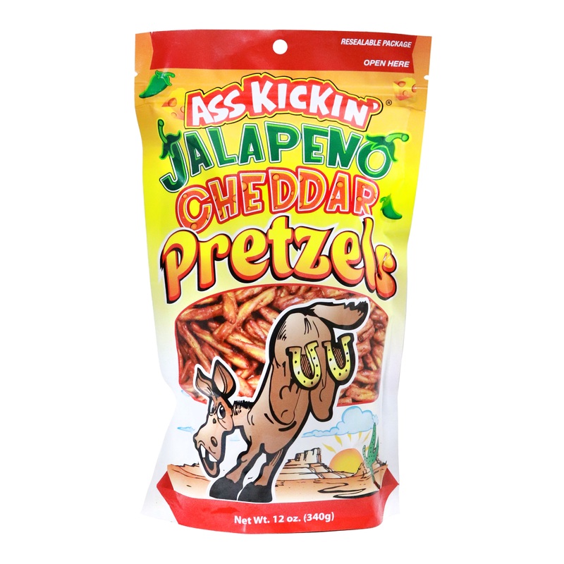 Ass Kickin’ Jalapeno Cheddar Pretzels