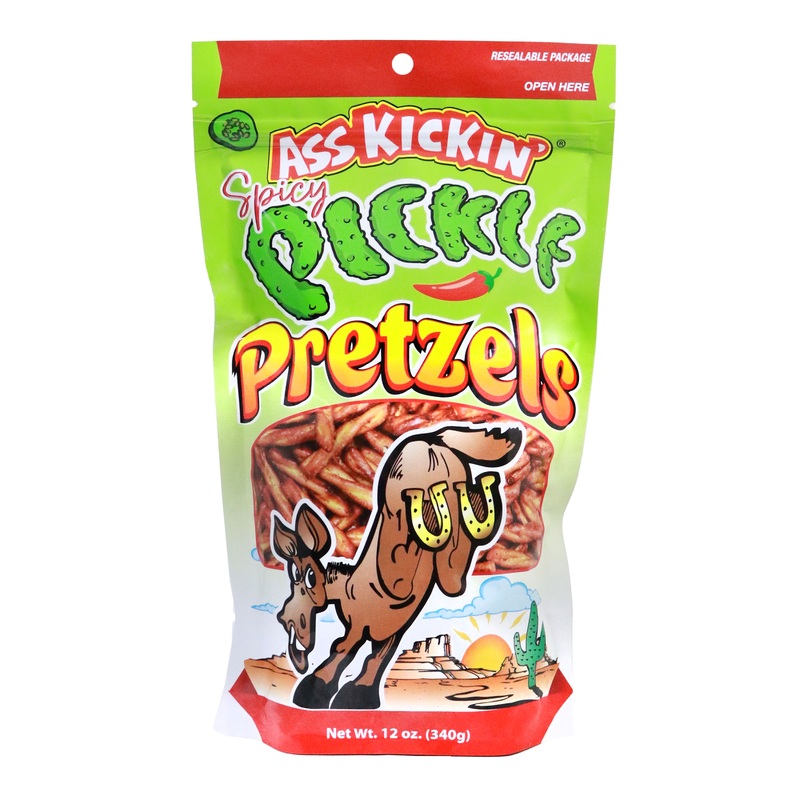 Ass Kickin’ Spicy Pickle Pretzels