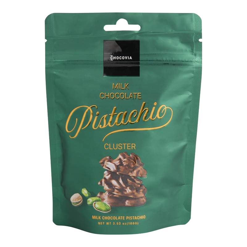 Chocovia Milk Chocolate Pistachio Clusters