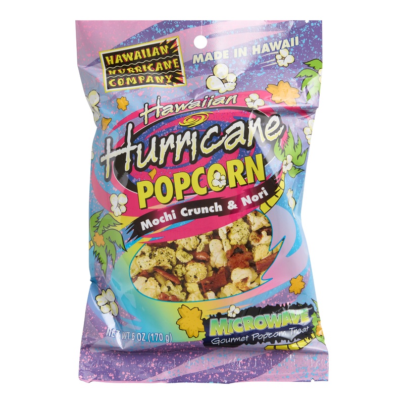Hawaiian Hurricane Mochi and Nori Microwave Popcorn