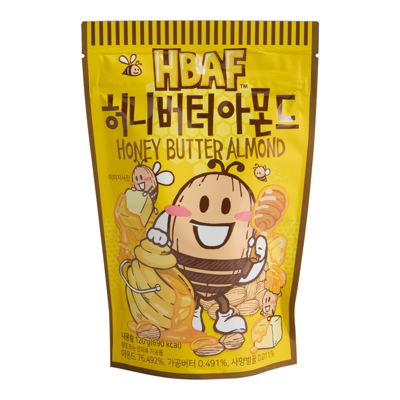 HBAF Korean Honey Butter Almonds