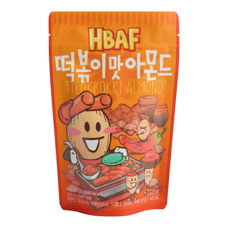 HBAF Korean Tteokbokki Sweet and Spicy Almonds