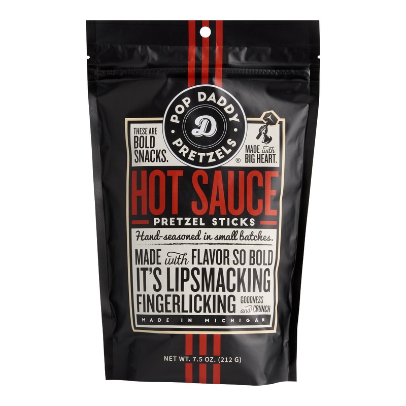 Pop Daddy Hot Sauce Pretzel Sticks