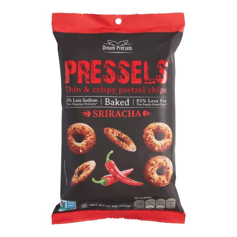 Pressels Sriracha Pretzel Chips Set of 2