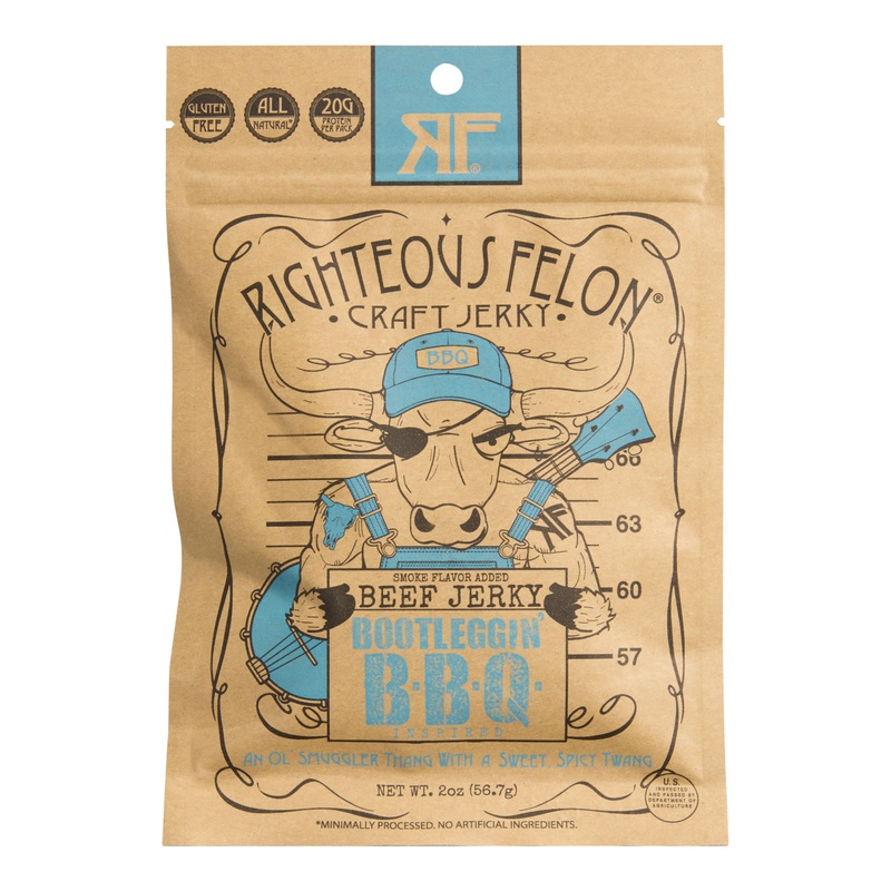 Righteous Felon Bootleggin’ BBQ Beef Jerky