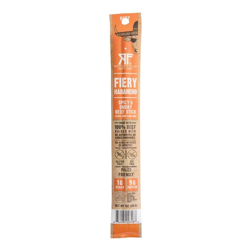 Righteous Felon Fiery Habanero Beef Stick