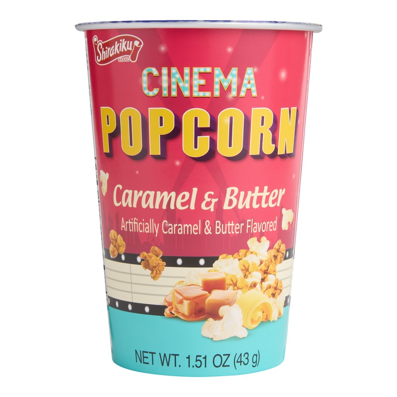 Shirakiku Cinema Caramel and Butter Popcorn