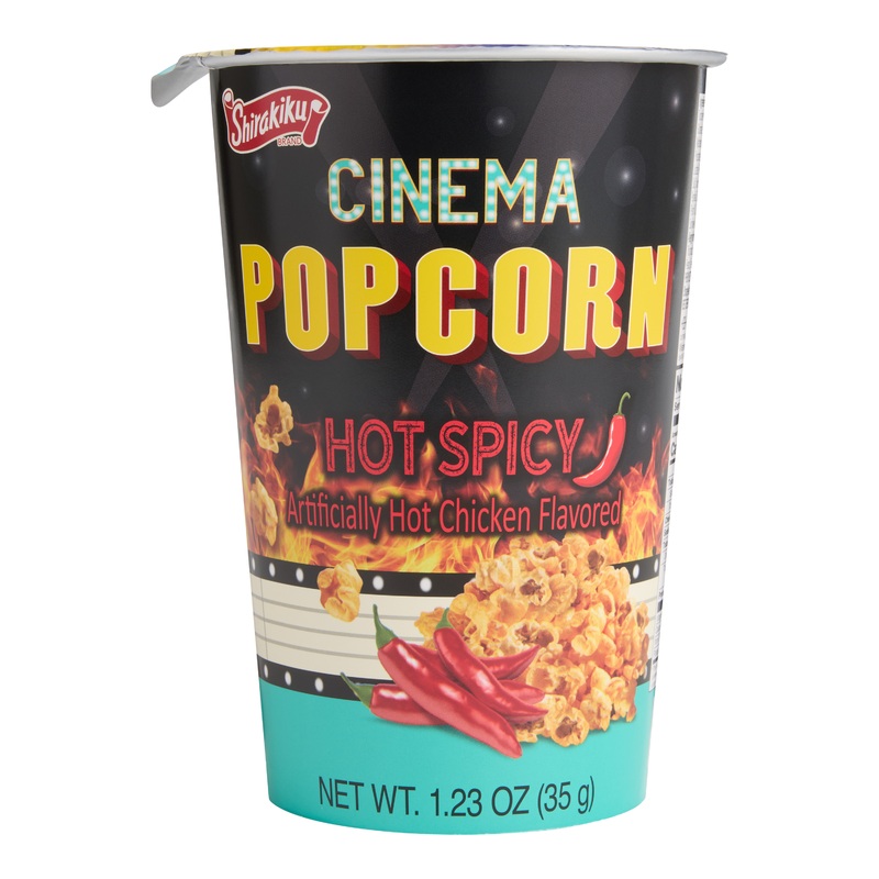 Shirakiku Cinema Hot Chicken Spicy Popcorn