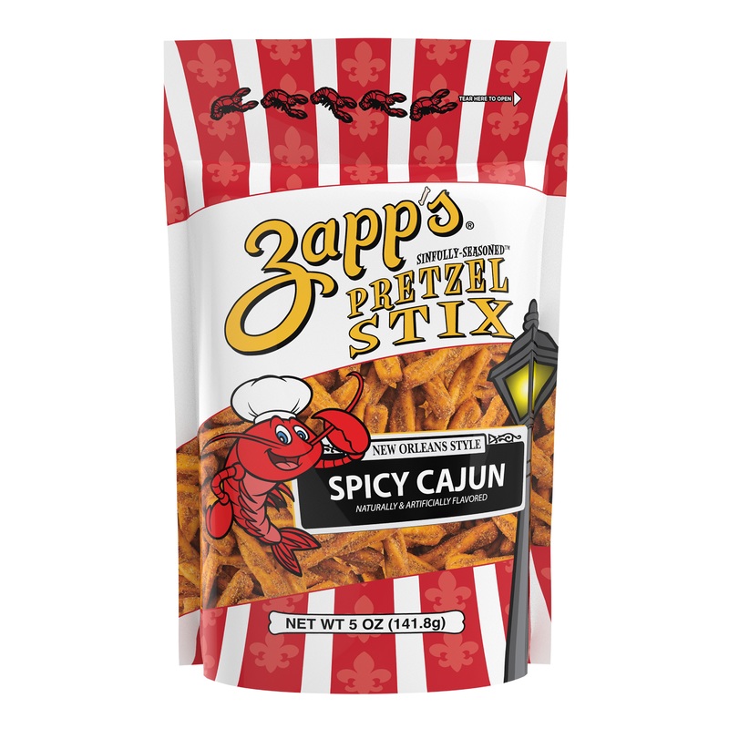 Zapp’s Spicy Cajun Sinfully Seasoned Pretzel Stix