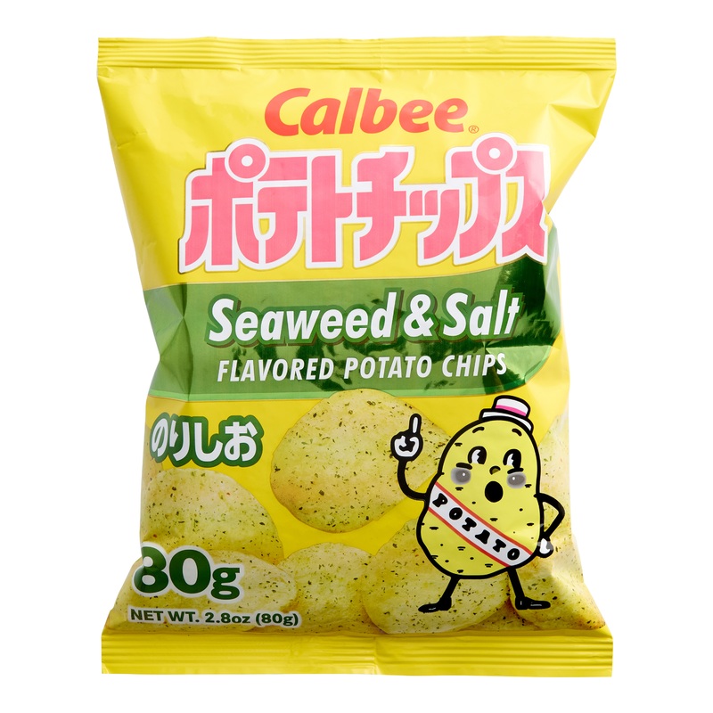 Calbee Seaweed and Salt Potato Chips