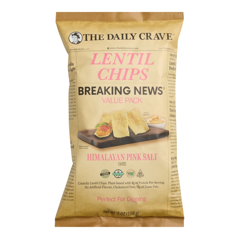 Daily Crave Himalayan Pink Salt Lentil Chips