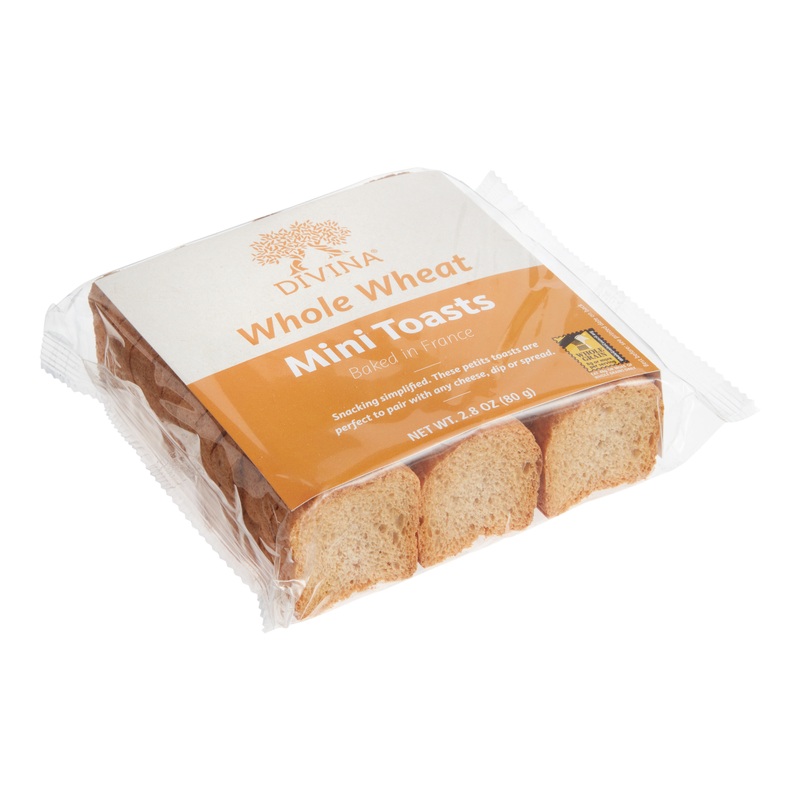 Divina Whole Wheat Mini Toasts