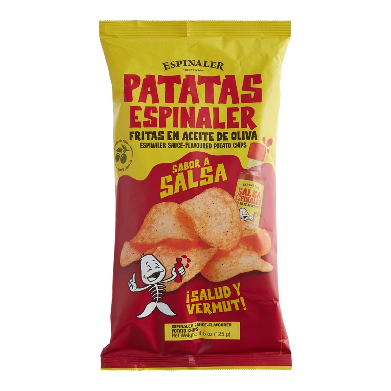 Espinaler Olive Oil Potato Chips with Hot Sauce
