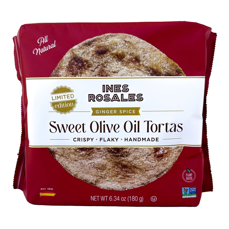 Ines Rosales Limited Edition Ginger Spice Olive Oil Tortas