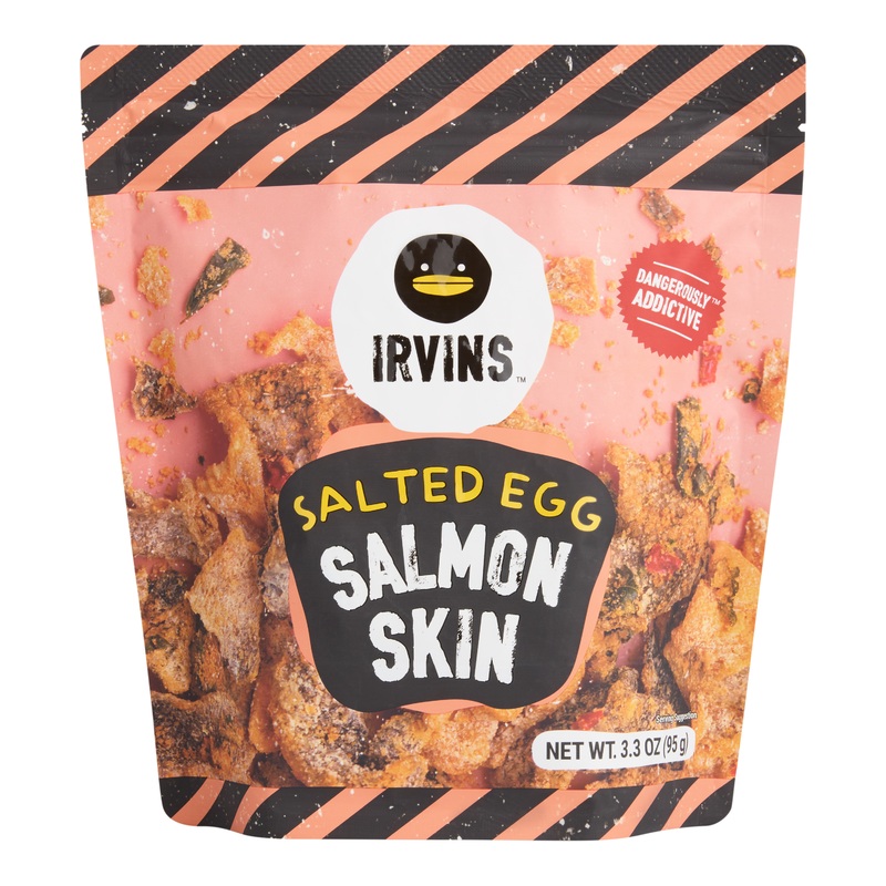Irvins Salted Egg Salmon Skin Chips
