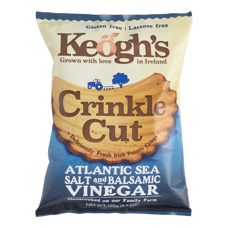 Keogh’s Atlantic Sea Salt and Balsamic Vinegar Crinkle Chips