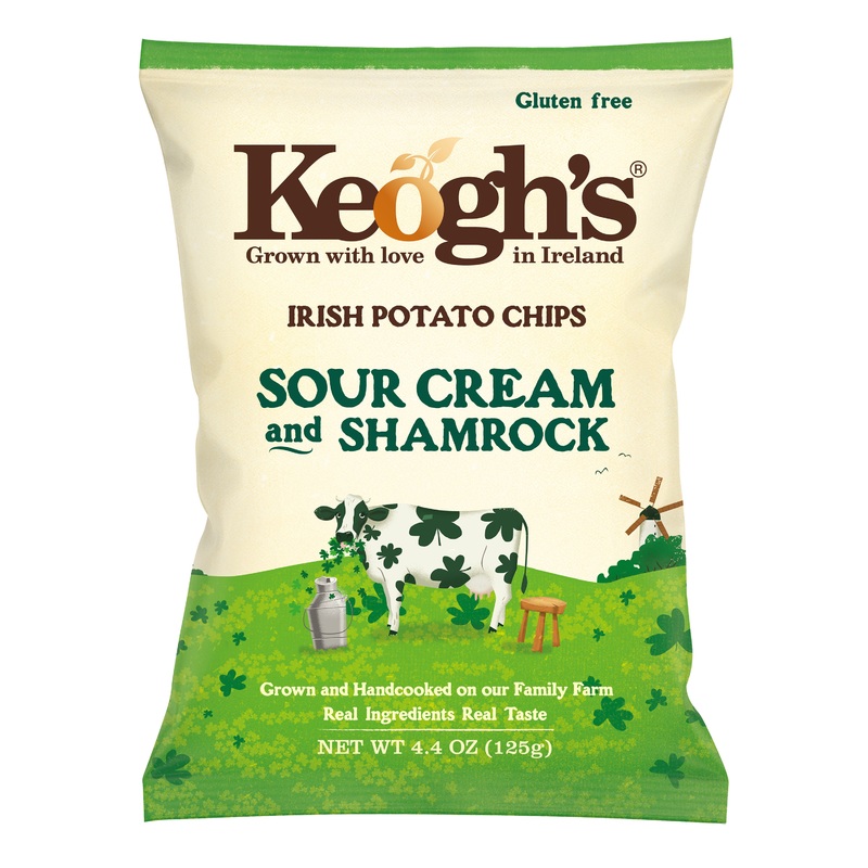 Keogh’s Irish Shamrock and Sour Cream Potato Chips