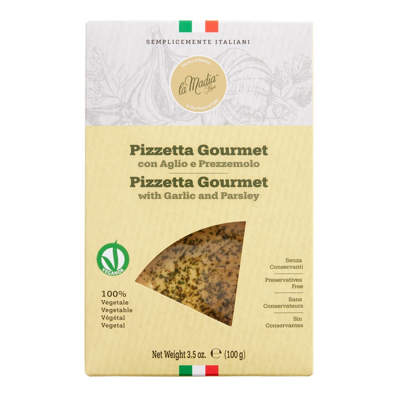 La Madia Garlic and Parsley Gourmet Pizza Crackers