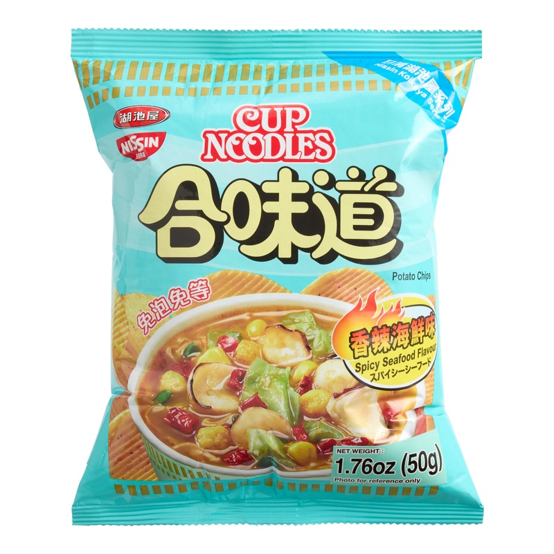 Nissin Cup Noodles Spicy Seafood Potato Chips