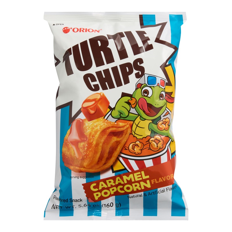 Orion Caramel Popcorn Turtle Chips