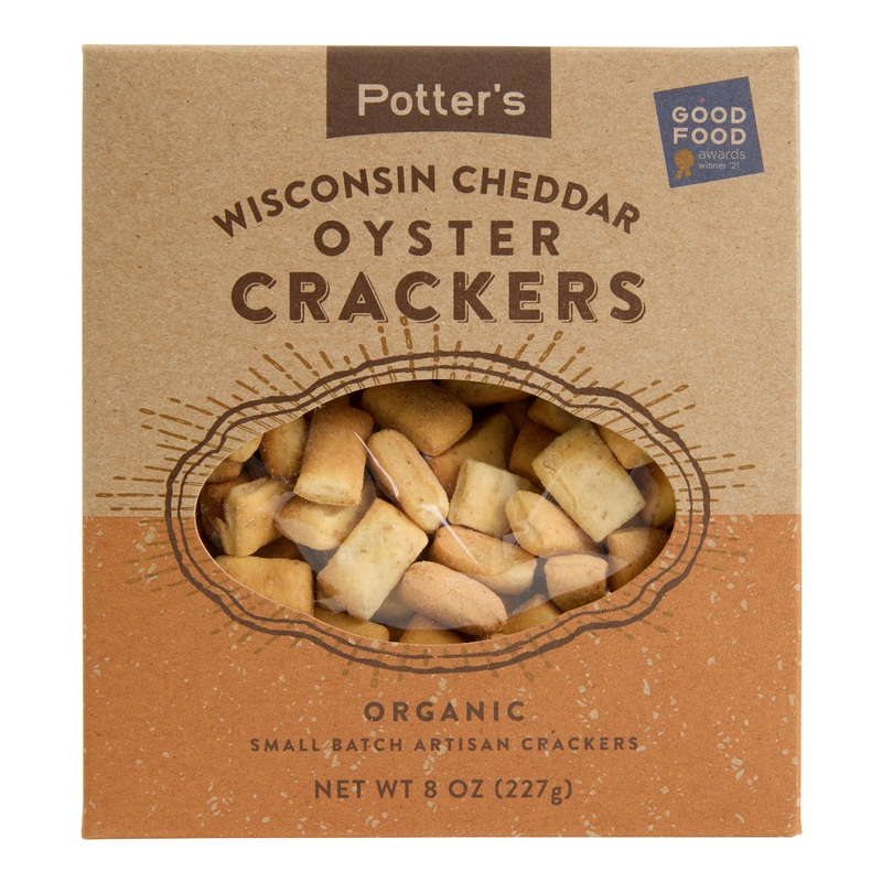 Potter’s Organic Wisconsin Cheddar Oyster Crackers