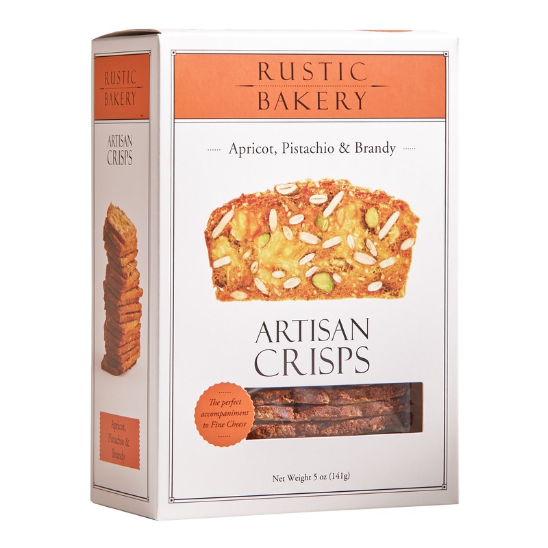 Rustic Bakery Apricot Pistachio and Brandy Artisan Crisps