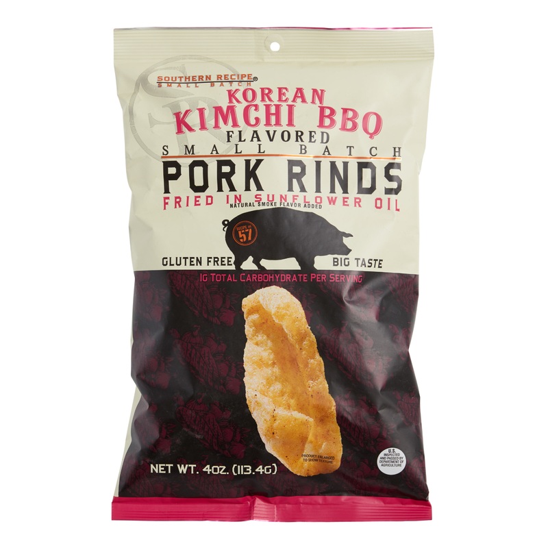 Southern Recipe Korean Kimchi BBQ Pork Rinds
