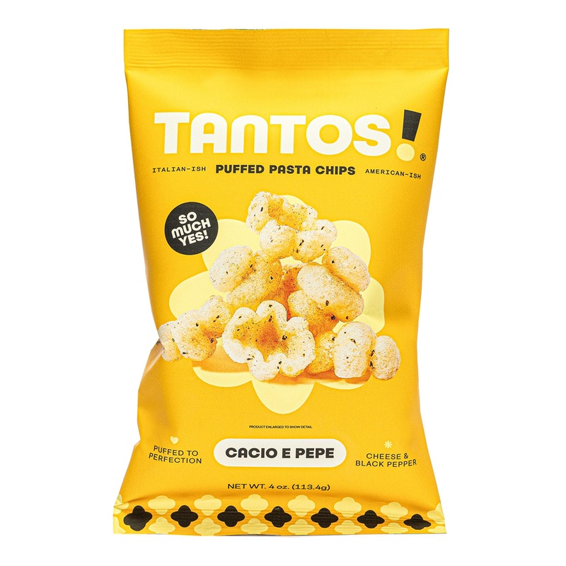 Tantos Cacio e Pepe Puffed Pasta Chips