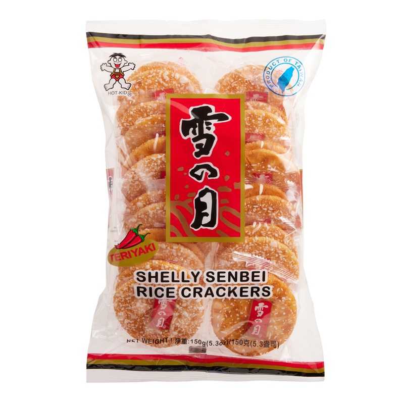 Hot-Kid Shelly Senbei Teriyaki Japanese Style Rice Crackers