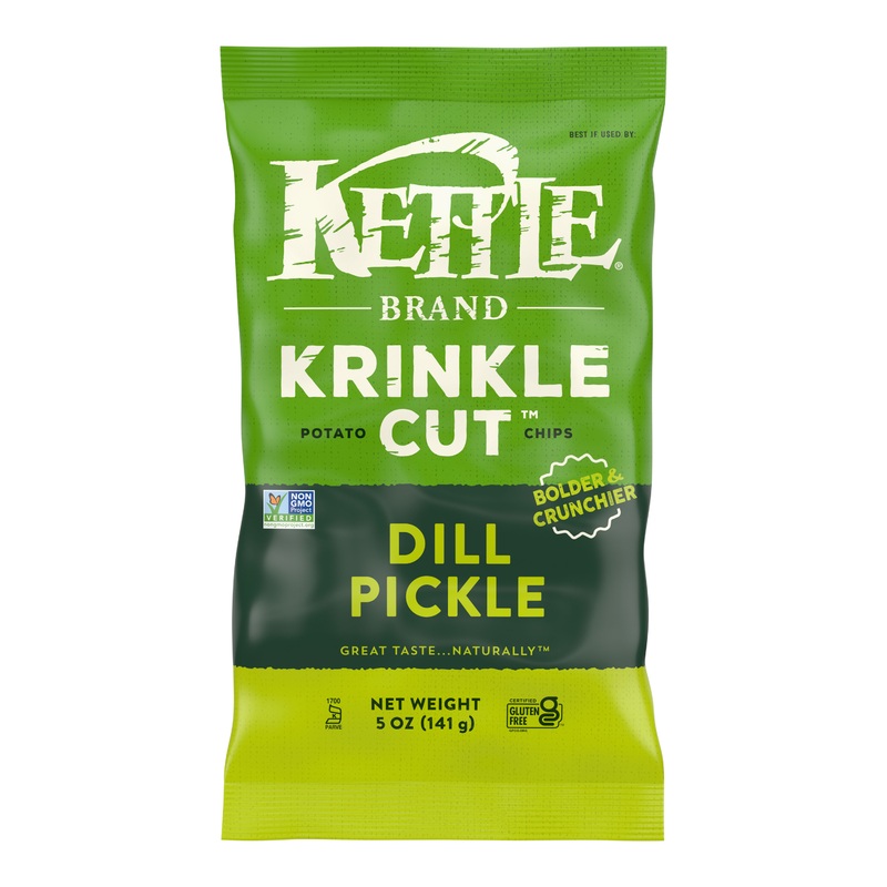 Kettle Brand Krinkle Cut Dill Pickle Potato Chips