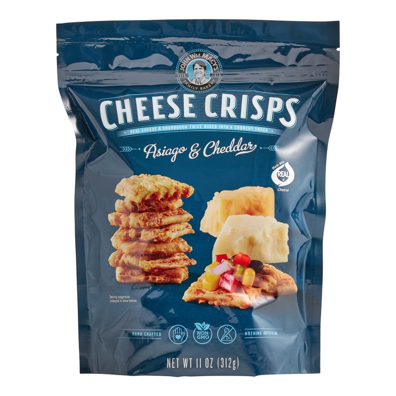 Large Macy’s Asiago And Cheddar Cheese Crisps