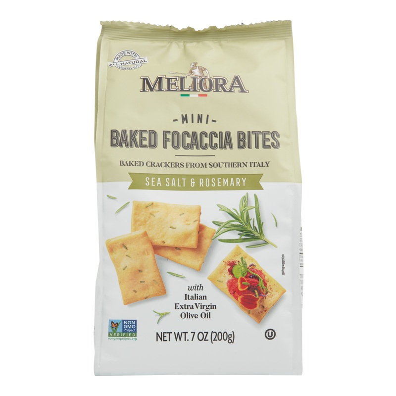 Meliora Sea Salt And Rosemary Mini Baked Focaccia Bites