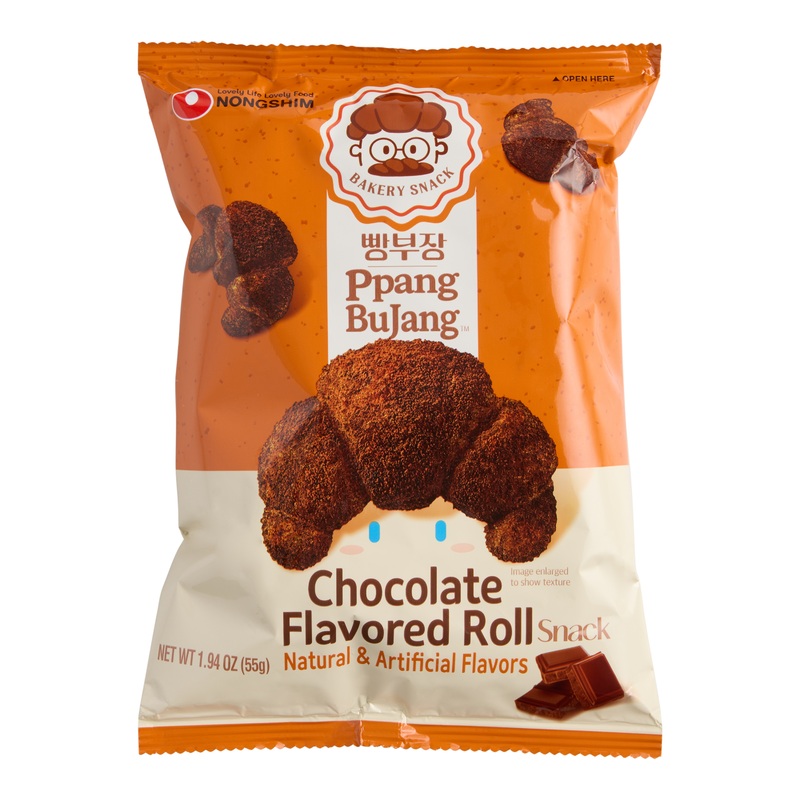 Nongshim Ppang BuJang Chocolate Roll Snack