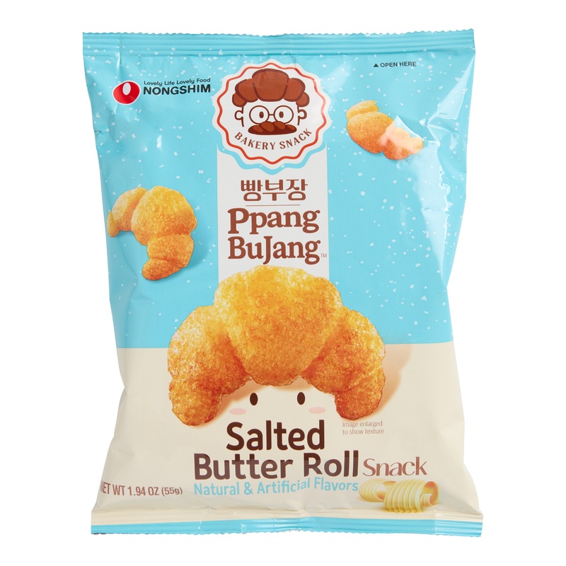 Nongshim Ppang BuJang Salted Butter Roll Snack