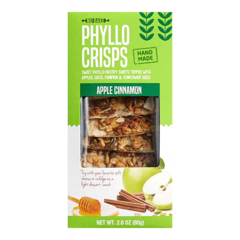 Nu Bake Apple Cinnamon Handmade Phyllo Crisps